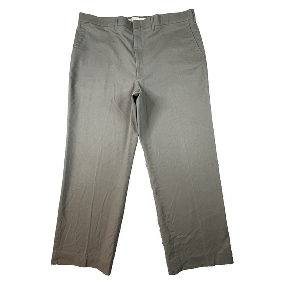 Haggar Other - VTG Haggar Men's 41x28.5 Gray Magic Stretch Straight Leg Dress Pants Made in USA
